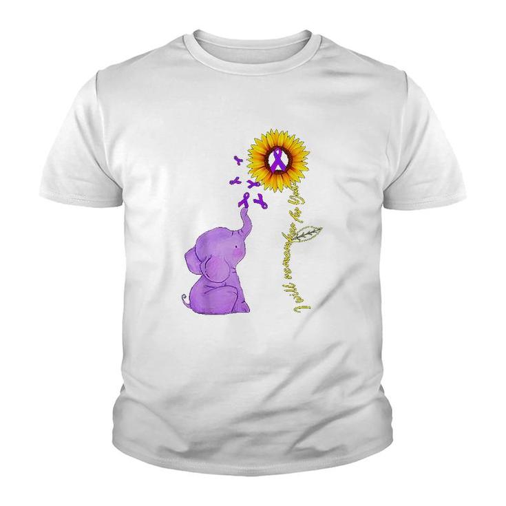 Sunflower I Will Remember For You Youth T-shirt