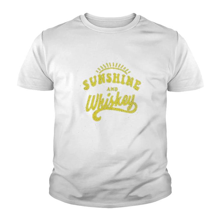 Sunshine And Whiskey Youth T-shirt