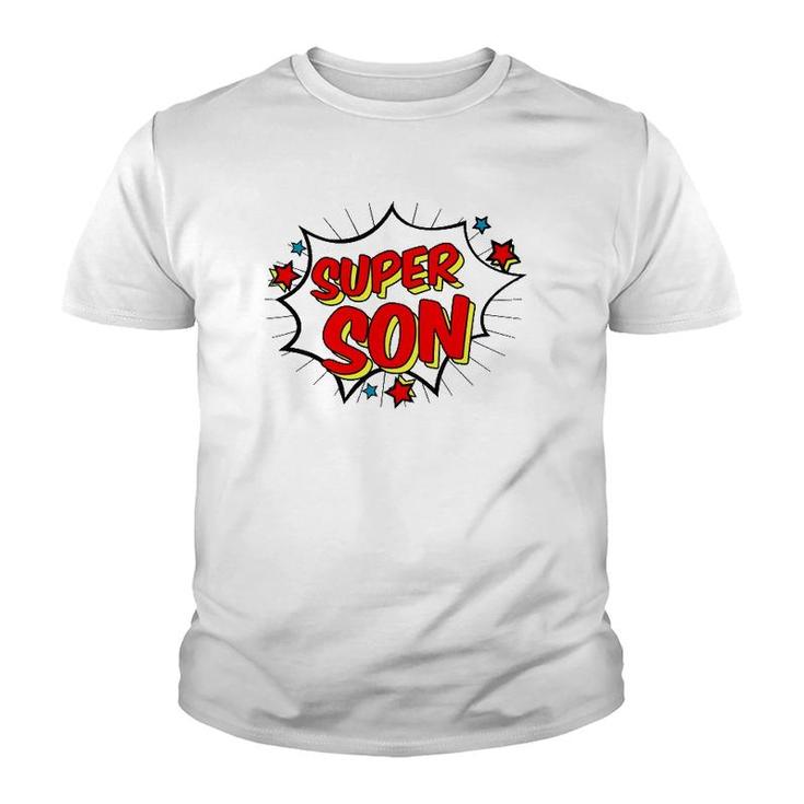 Superhero Super Son Matching Family Superhero S Youth T-shirt
