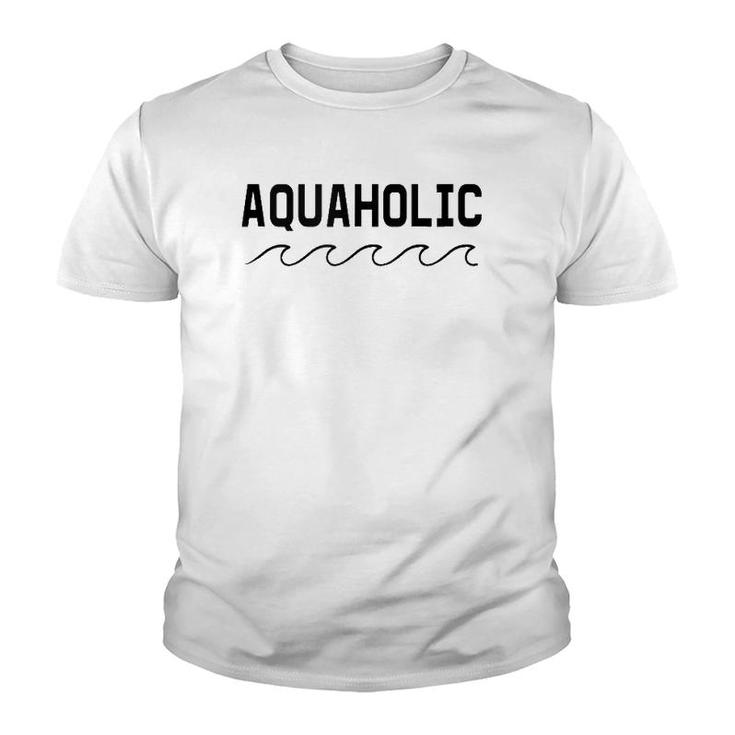 Swimmer Boating Aquaholic Swimming Water Sports Lover Gift Tank Top Youth T-shirt