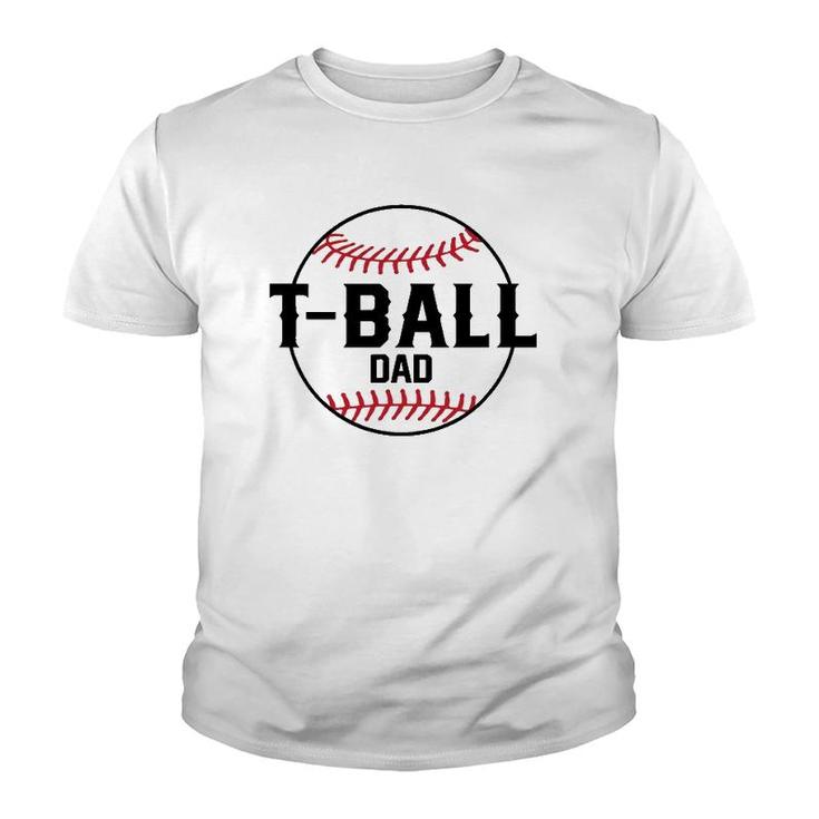 T Ball Dad Tee  For Men Baseball Father Sports Fan Hero Youth T-shirt