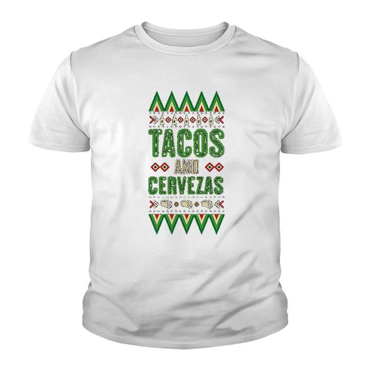 Tacos And Cervezas Youth T-shirt