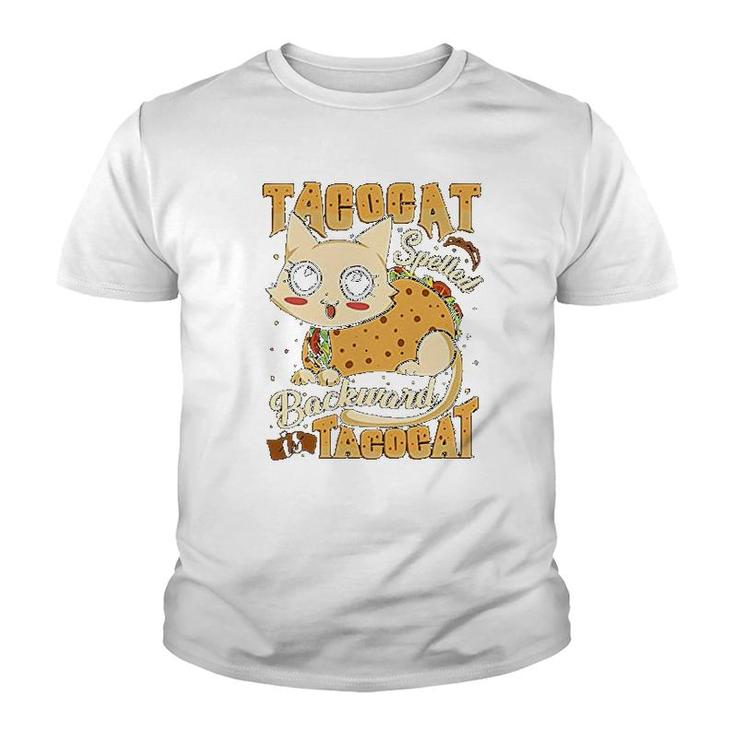 Tcocat Spelled Backwards  Cute Youth T-shirt