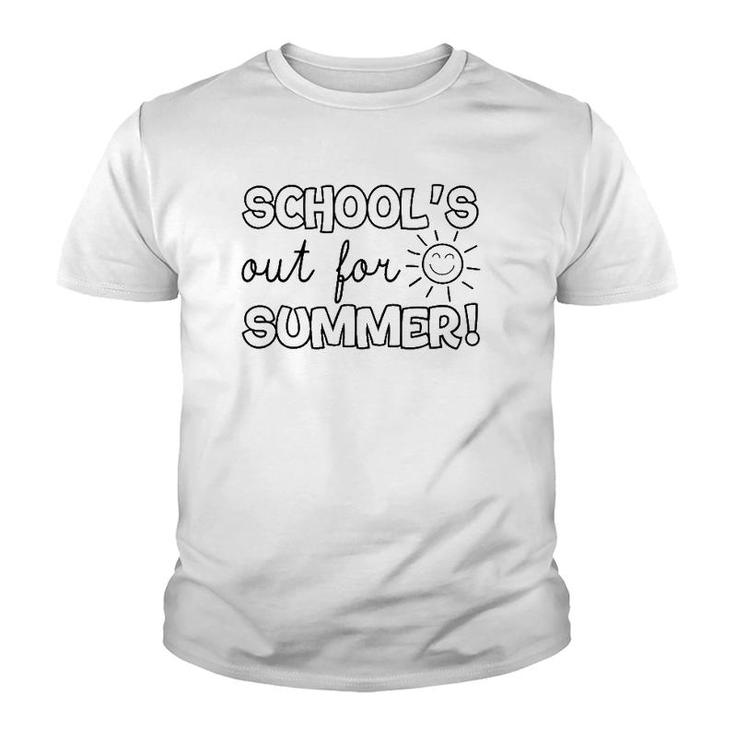 Teacher End Of Year  School's Out For Summer Last Day  Youth T-shirt