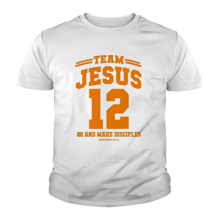 Team Jesus Go And Make Disciples Christian Gift Tee Youth T-shirt