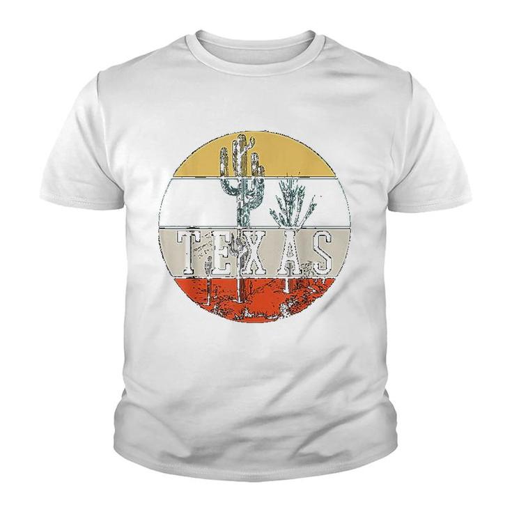 Texas Us Country State Souvenir Retro Youth T-shirt