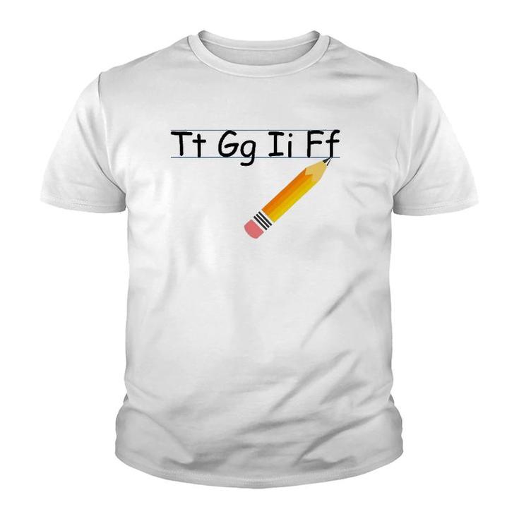 Tgif Tt Gg Ii Ff Funny Teacher Students Gift Men Women Youth T-shirt