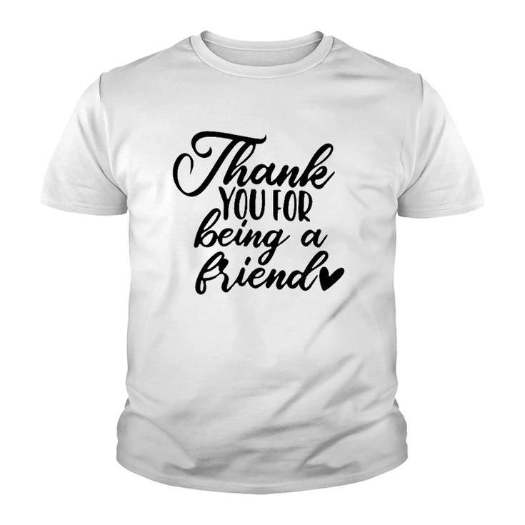 Thank You For Being A Golden Friend Vintage Retro Youth T-shirt