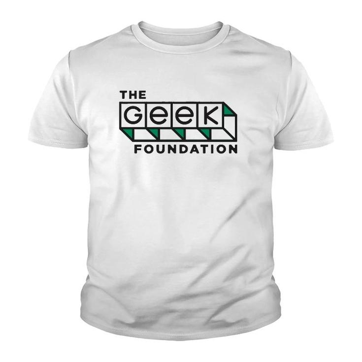 The Geek Foundation Techie Gift Green  Youth T-shirt