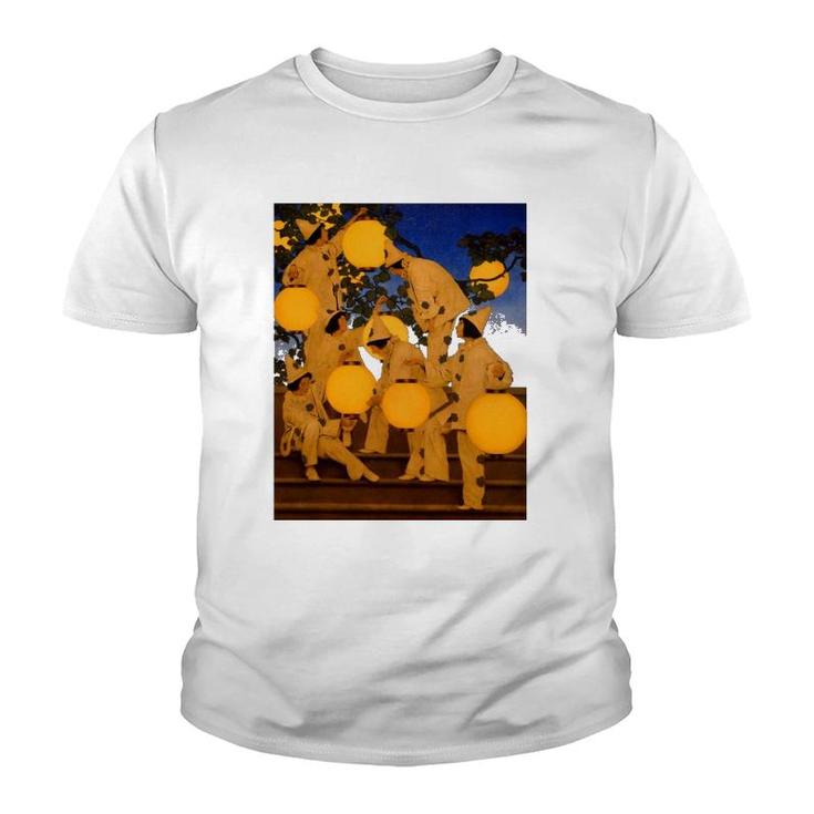 The Lantern Bearers Famous Painting By Parrish Youth T-shirt