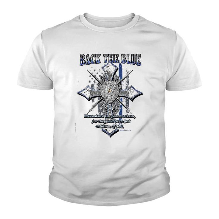 Thin Blue Line Law Enforcement Gear For Men Youth T-shirt
