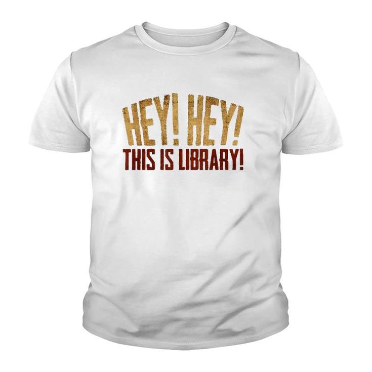 This Is Library Librarian Book Lover For Teachers Youth T-shirt