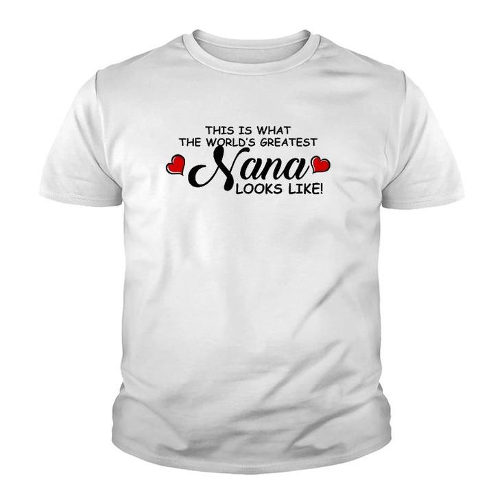 This Is The Worlds Greatest Nana Mother's Day Gift Youth T-shirt