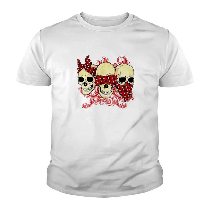 Three Skulls Classic Youth T-shirt