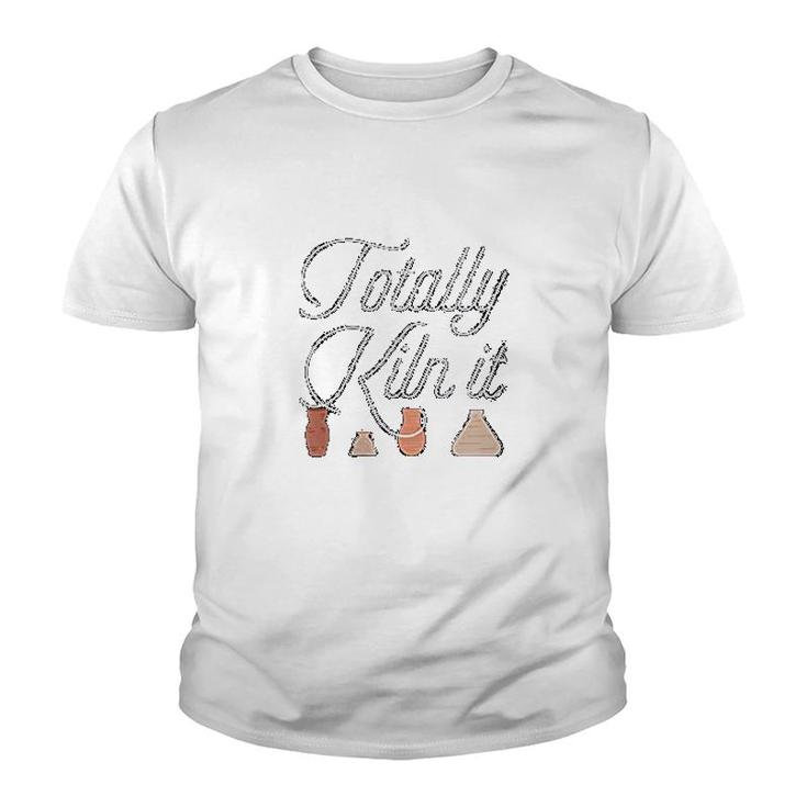 Totally Kiln It Pottery Lover Youth T-shirt