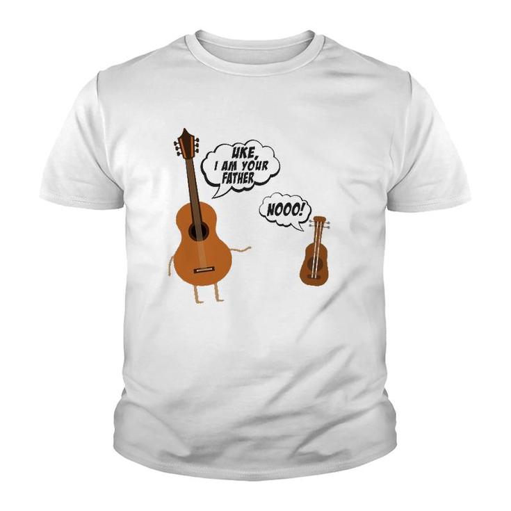 Uke I Am Your Father Funny Guitar And Ukulele Youth T-shirt