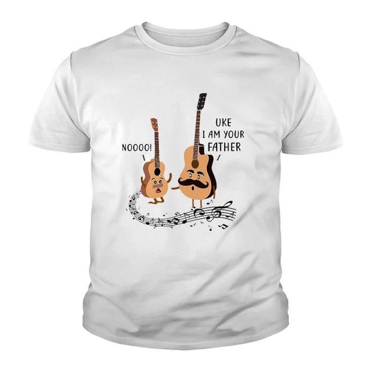 Uke I Am Your Father Ukulele Guitar Music Gift Youth T-shirt