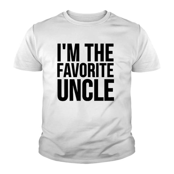 Uncle Funny Gift I'm The Favorite Uncle Premium Youth T-shirt