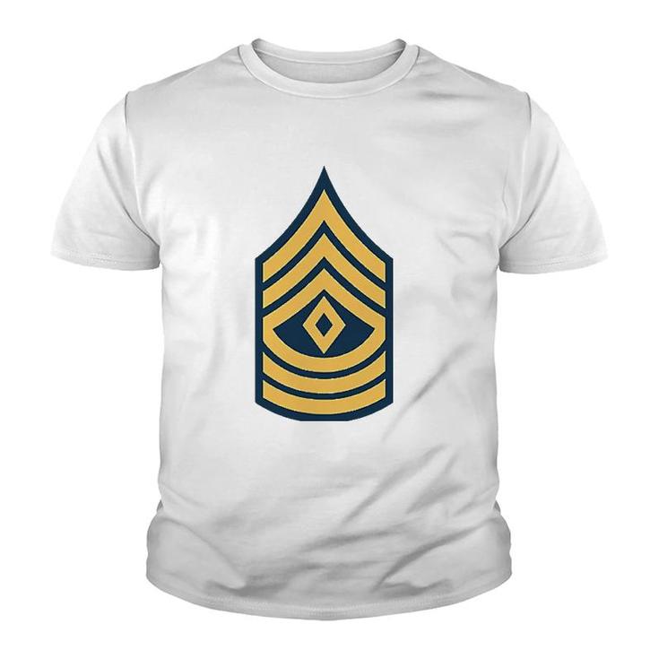 Us Army Rank - First Sergeant E-8 - 1Sg Youth T-shirt