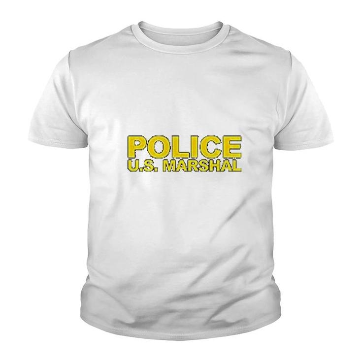 Us Marshal Police Law Youth T-shirt