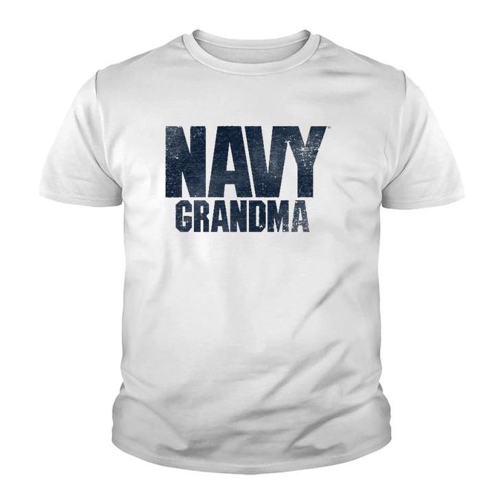 US Navy Grandma Proud Grandmother Gift Youth T-shirt