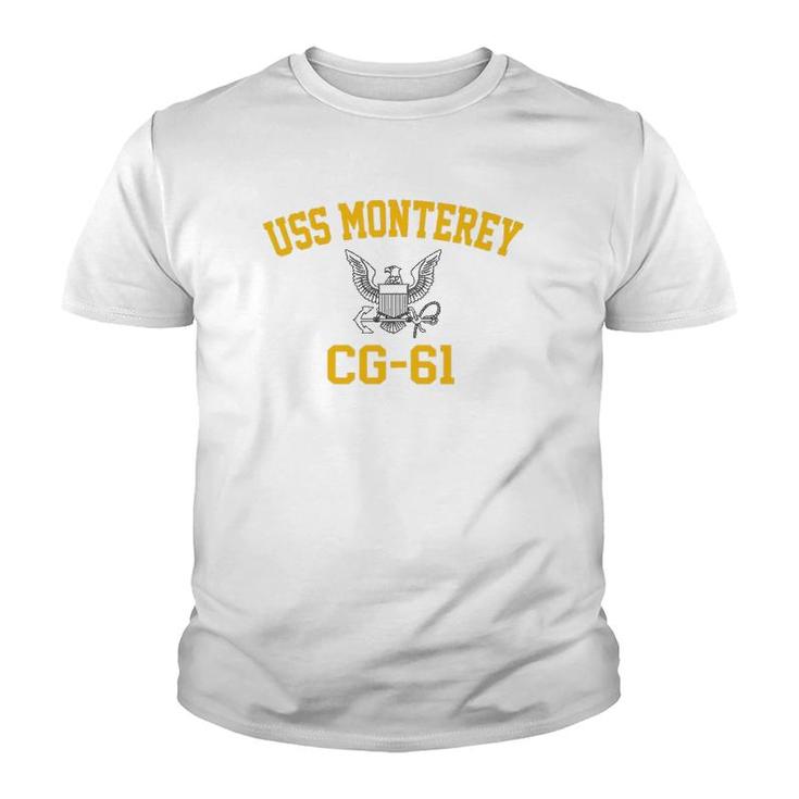 Uss Monterey Cg 61  Youth T-shirt