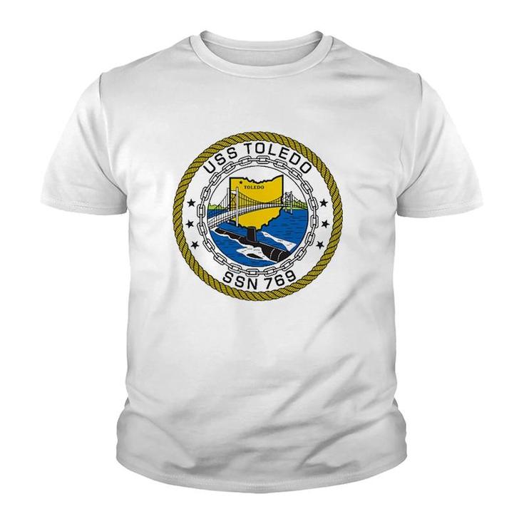 Uss Toledo Ssn 769 United States Navy Youth T-shirt