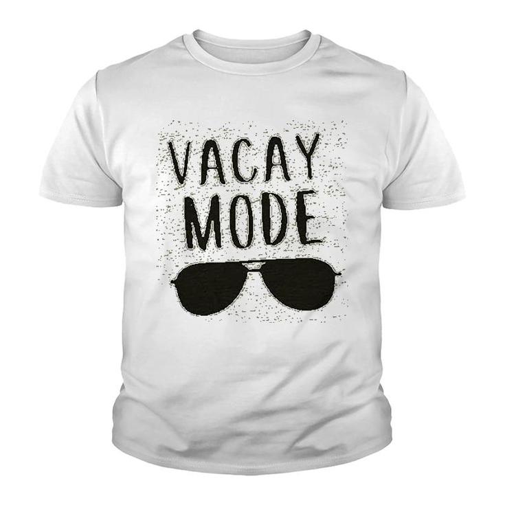 Vacay Mode Sunglasses Youth T-shirt