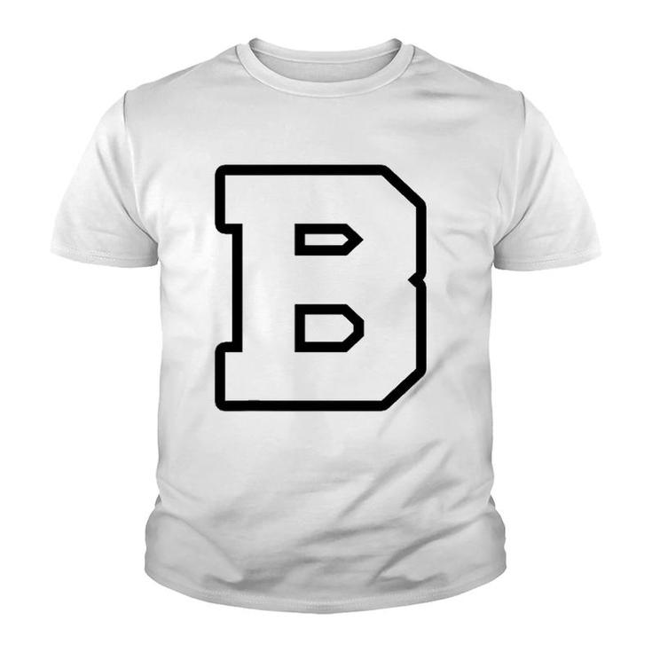 Varsity Letterman  B High School Or College Youth T-shirt