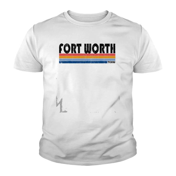 Vintage 1980S Style Fort Worth Tx Youth T-shirt