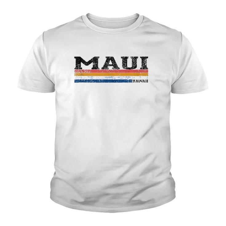 Vintage 1980S Style Maui, Hawaii  Youth T-shirt