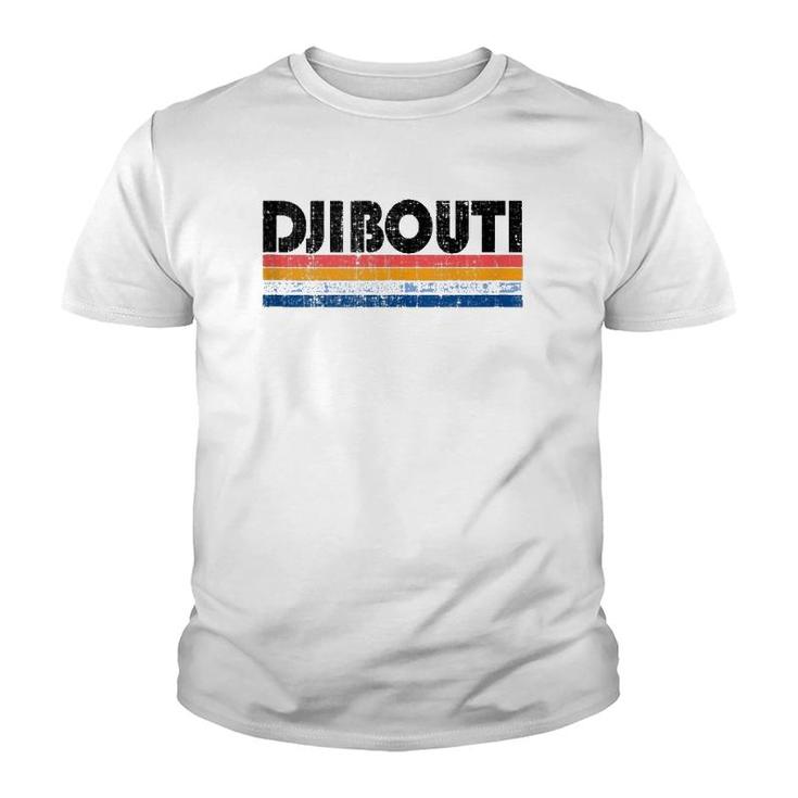 Vintage 70S 80S Style Djibouti  Youth T-shirt