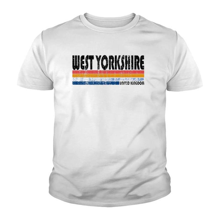 Vintage 70S 80S Style West Yorkshire United Kingdom Youth T-shirt
