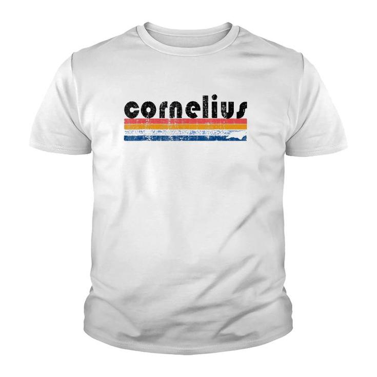 Vintage 80S Style Cornelius Nc Youth T-shirt