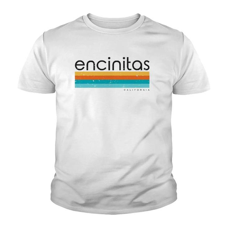 Vintage Encinitas California Ca Retro Design Youth T-shirt