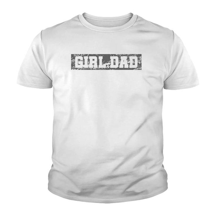 Vintage Girl Dad For Men Retro Proud Father Of Girls Youth T-shirt