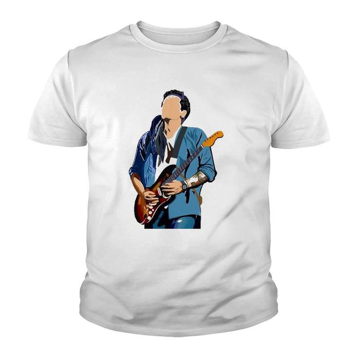 Vintage Mayer Design Art John Vaporware Guitar Music Legends Youth T-shirt
