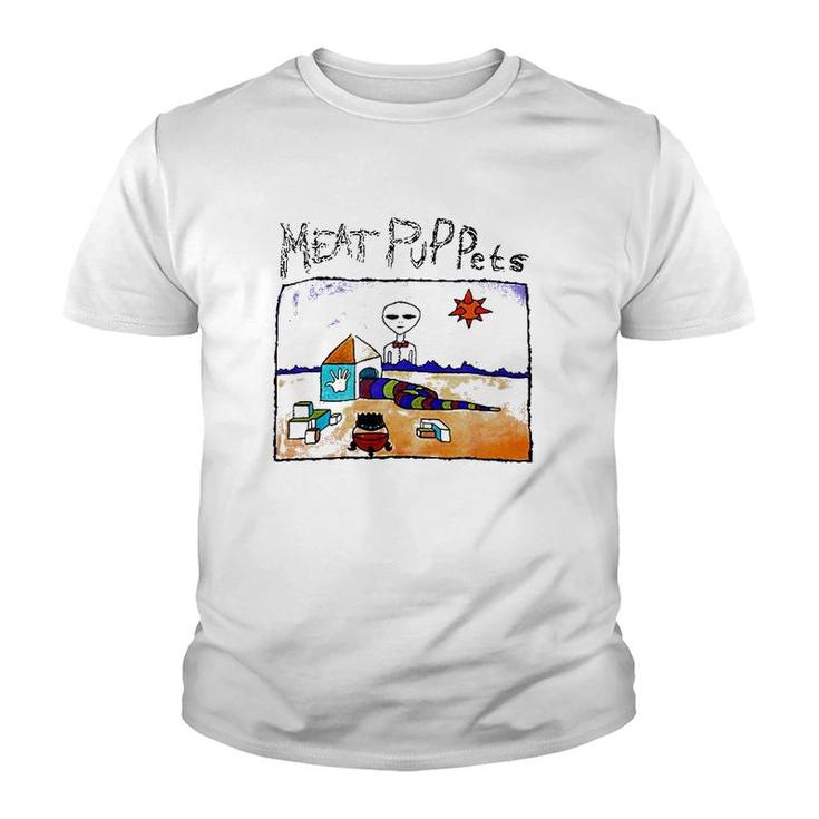 Vintage Meat Puppets Golden Lies Youth T-shirt