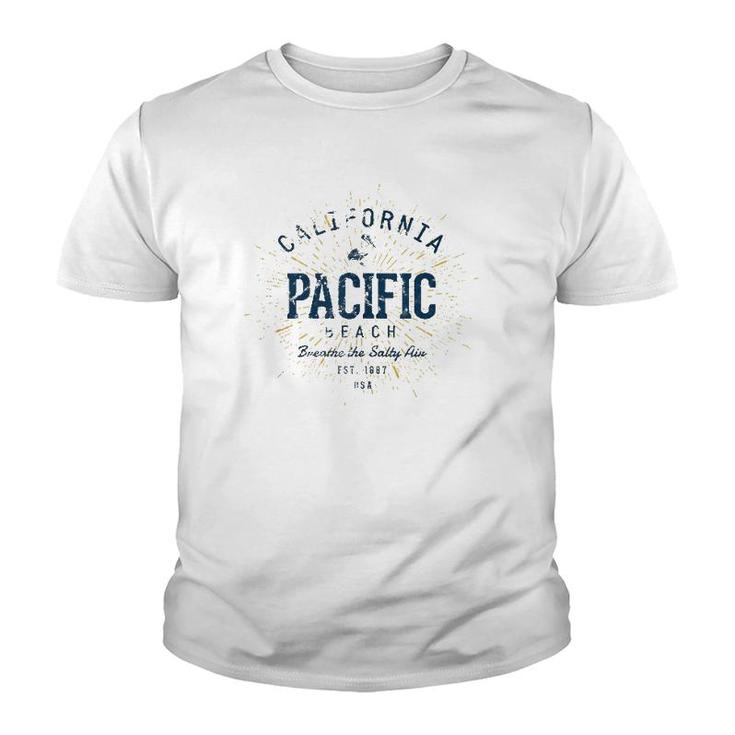 Vintage Pacific Beach  Youth T-shirt