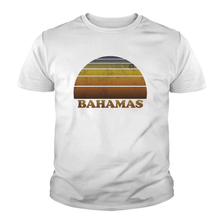 Vintage Retro Bahamas  Youth T-shirt
