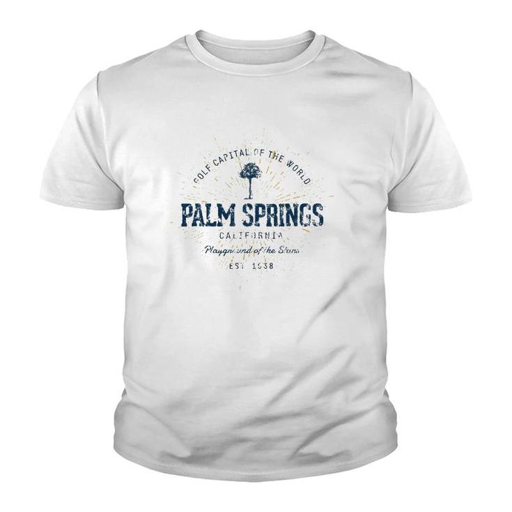 Vintage Retro Style Palm Springs Youth T-shirt