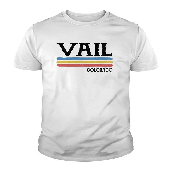 Vintage Vail Colorado Co Souvenir Gift  Youth T-shirt