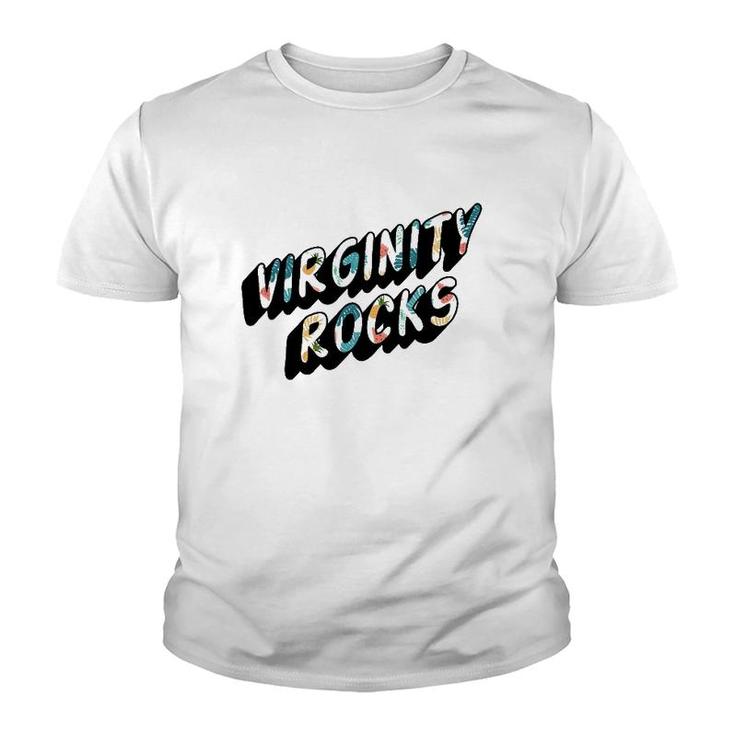 Virginity Mens & Womens Rocks Original Trendy Summer Pattern Youth T-shirt