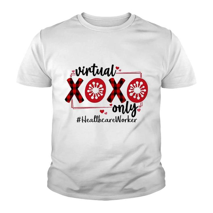 Virtual Xoxo Only Healthcare Worker Youth T-shirt
