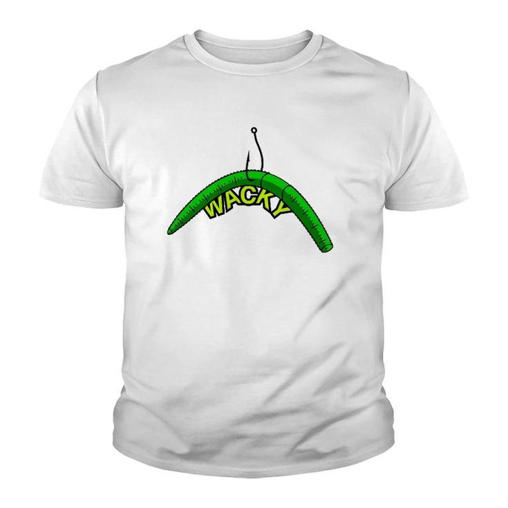 Wacky Rig Worm The Fishing Lure That Always Catches Bass Youth T-shirt