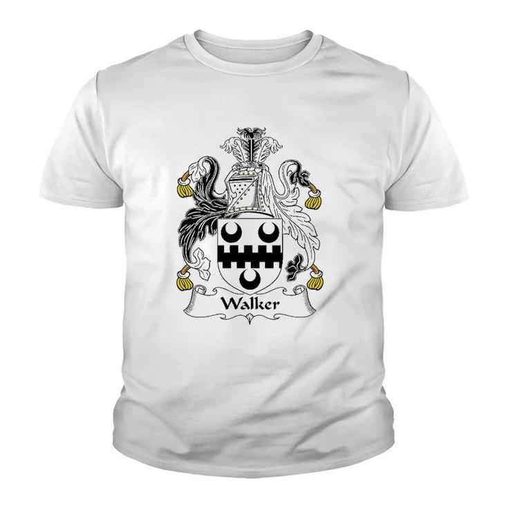 Walker Coat Of Arms - Family Crest Youth T-shirt