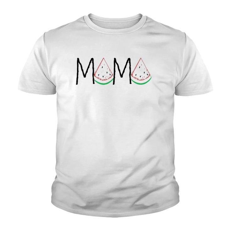 Watermelon Mama - Mother's Day Gift - Funny Melon Fruit Youth T-shirt