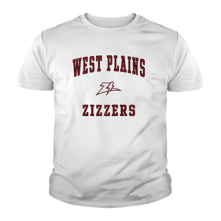 West Plains High School Zizzers Raglan Baseball Tee Youth T-shirt