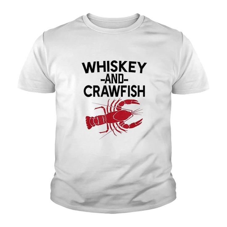 Whiskey And Crawfish Youth T-shirt