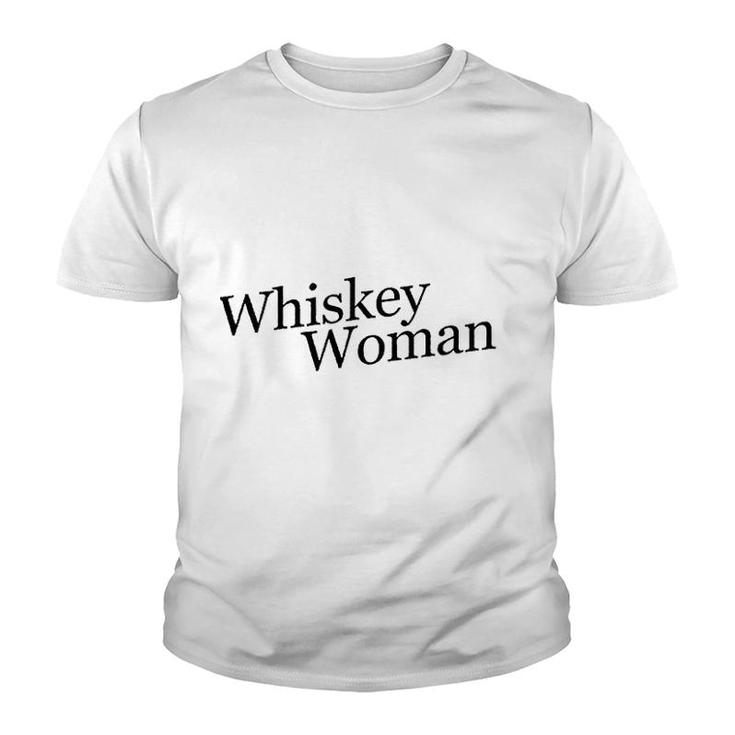 Whiskey Woman Basic Youth T-shirt